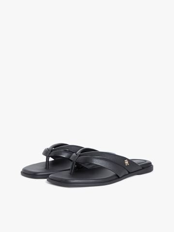Tommy Hilfiger - Dép Xỏ Ngón Nữ Leather Toe Post Flat Sandals