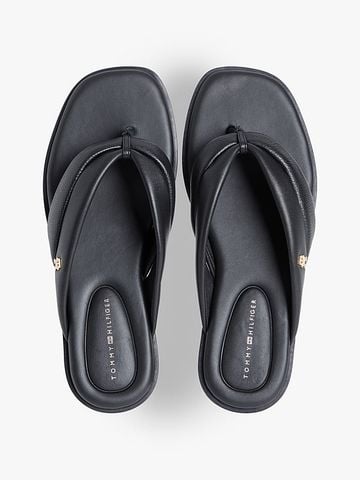 Tommy Hilfiger - Dép Xỏ Ngón Nữ Leather Toe Post Flat Sandals - 4