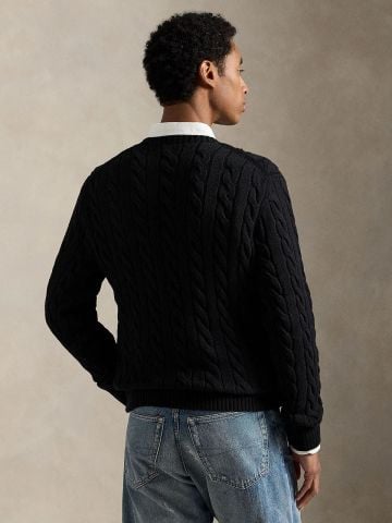 Ralph Lauren - Áo Len Nam Cable-Knit Cotton Sweater