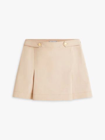 Tommy Hilfiger - Chân Váy Nữ Gold-Tone Button Crest Pleated Mini Skirt - 4