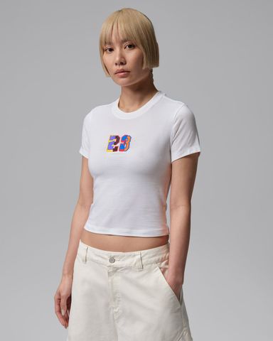 Nike - Áo Tay Ngắn Thể Thao Nữ Jordan Flight Women's T-Shirt