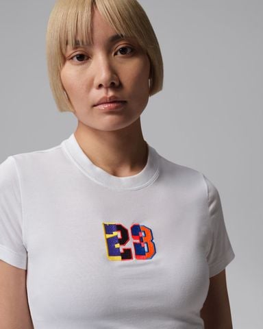 Nike - Áo Tay Ngắn Thể Thao Nữ Jordan Flight Women's T-Shirt