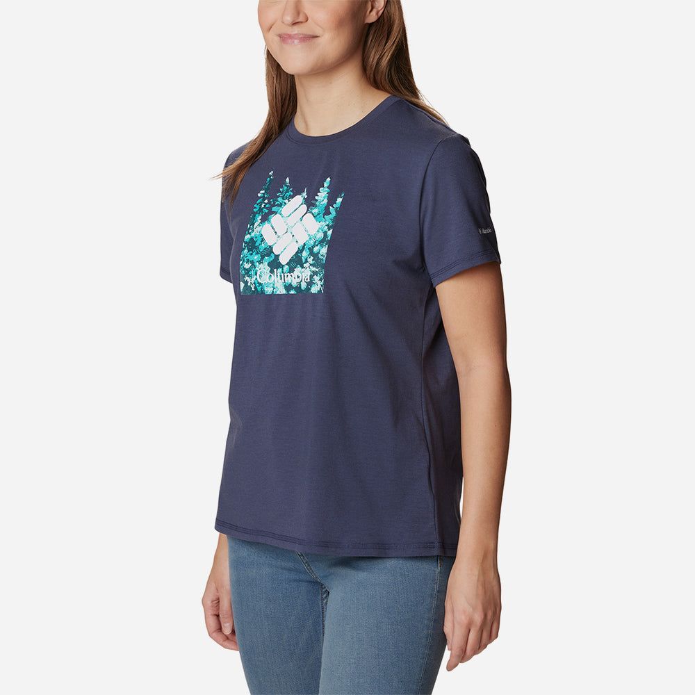 Columbia - Áo thun tay ngắn thể thao nữ Sun Trek™ Outdoor