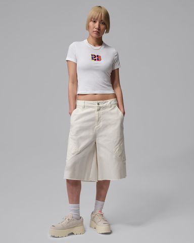 Nike - Áo Tay Ngắn Thể Thao Nữ Jordan Flight Women's T-Shirt