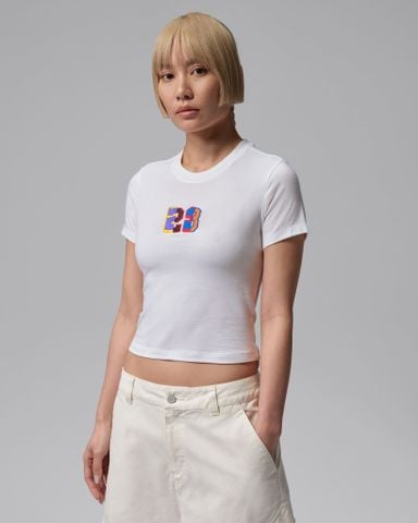 Nike - Áo Tay Ngắn Thể Thao Nữ Jordan Flight Women's T-Shirt