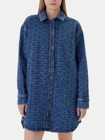 Tommy Hilfiger - Đầm Sơ Mi Nữ Relaxed Denim Shirt Dress