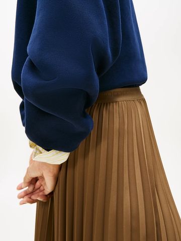 Tommy Hilfiger - Chân Váy Nữ Fluid Pleated Pull On Midi Skirt