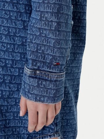 Tommy Hilfiger - Đầm Sơ Mi Nữ Relaxed Denim Shirt Dress