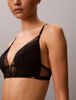 Calvin Klein - Áo Ngực Nữ Black Geo Lace Lightly Lined Triangle Bra