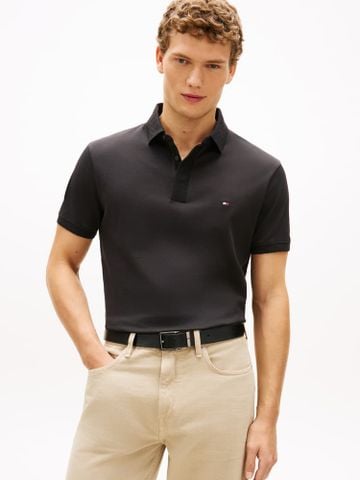Tommy Hilfiger - Áo Thun Có Cổ Nam Regular Pique Jacquard Collar Polo Shirt