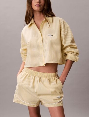 Calvin Klein - Quần Ngủ Nữ Cotton Poplin Pyjama Shorts