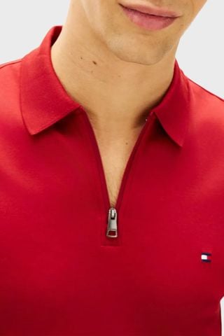 Tommy Hilfiger - Áo Thun Có Cổ Nam Interlock Zip Regular Polo
