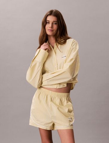 Calvin Klein - Quần Ngủ Nữ Cotton Poplin Pyjama Shorts
