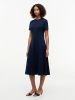Tommy Hilfiger - Đầm Midi Nữ Interlock Knit Midi Fit And Flare Dress