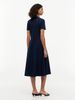 Tommy Hilfiger - Đầm Midi Nữ Interlock Knit Midi Fit And Flare Dress