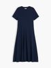 Tommy Hilfiger - Đầm Midi Nữ Interlock Knit Midi Fit And Flare Dress