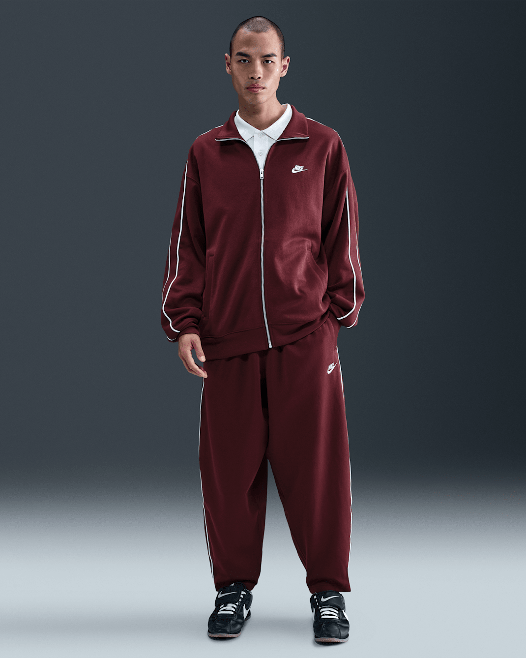Nike - Quần dài thể thao Nam Sportswear Club Men's Oversized Knit Tracksuit Bottoms