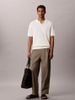 Calvin Klein - Áo Polo Dệt Kim Nam Ribbed Jumper Polo Shirt