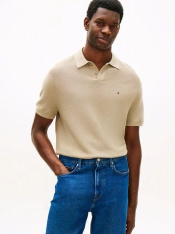 Tommy Hilfiger - Áo Thun Có Cổ Nam Relaxed Fit Knit Polo Shirt