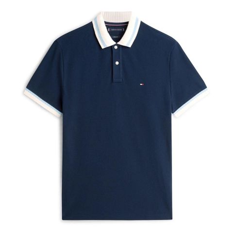 Tommy Hilfiger - Áo Polo Nam Collar And Cuff Interest Regular Polo