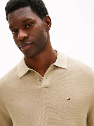 Tommy Hilfiger - Áo Thun Có Cổ Nam Relaxed Fit Knit Polo Shirt