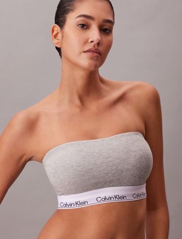 Calvin Klein - Áo Ngực Nữ Icon Cotton Modal Lightly Lined Bandeau Bra - 4