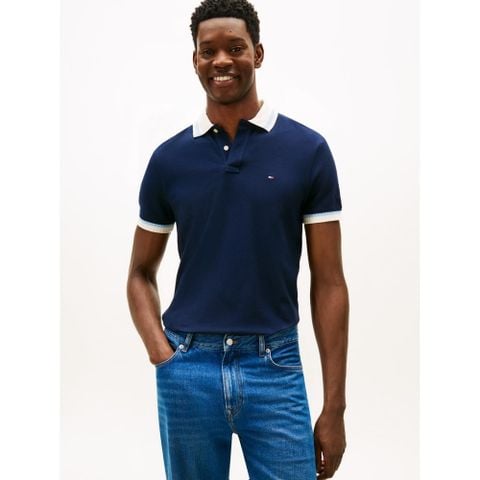 Tommy Hilfiger - Áo Polo Nam Collar And Cuff Interest Regular Polo