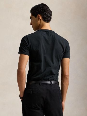 Ralph Lauren - Áo Thun Tay Ngắn Nam Custom Slim Fit Jersey Crewneck T-Shirt
