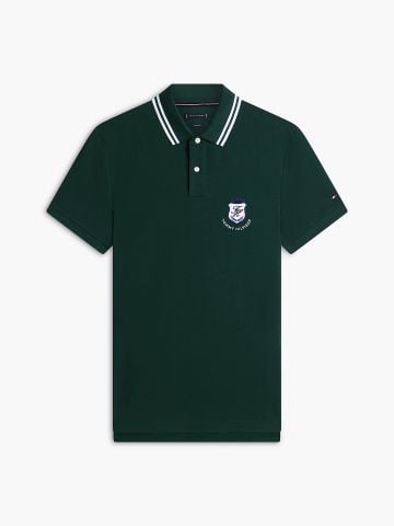 Tommy Hilfiger - Áo Thun Có Cổ Nam Regular Fit Crest Appliqué Polo Shirt