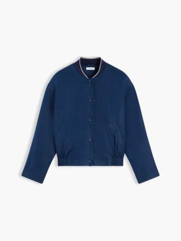 Tommy Hilfiger - Áo Bomber Nữ Pure Linen Twill Bomber Jacket