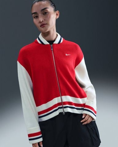 Nike - Áo khoác nỉ tay dài thể thao Nữ Nike Sportswear Women's Cardigan