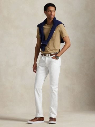 Ralph Lauren - Áo Thun Tay Ngắn Nam Custom Slim Fit Jersey Crewneck T-Shirt