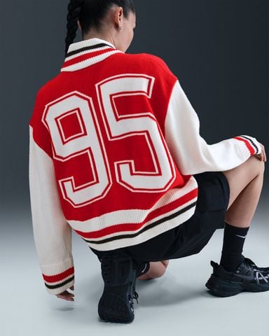 Nike - Áo khoác nỉ tay dài thể thao Nữ Nike Sportswear Women's Cardigan