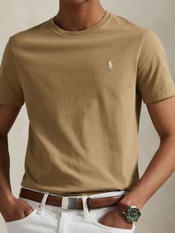 Ralph Lauren - Áo Thun Tay Ngắn Nam Custom Slim Fit Jersey Crewneck T-Shirt