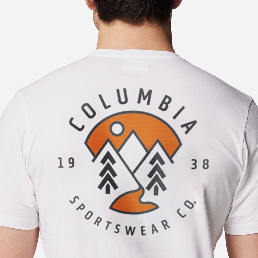 Columbia - Áo Thun Tay Ngắn Nam Rapid Ridge Back Graphic Tee II