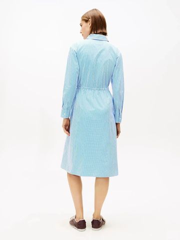 Tommy Hilfiger - Đầm Sơ Mi Nữ Regular Banker Stripe Shirt Dress