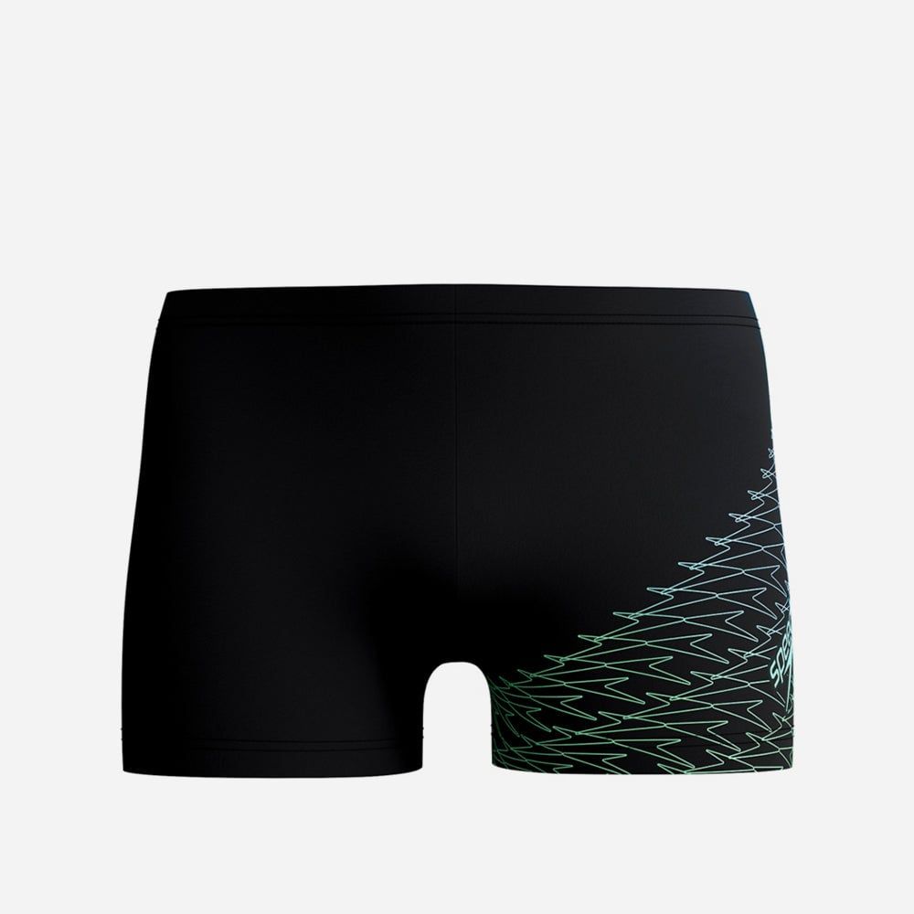 Speedo - Quần bơi nam Medley Logo Green Aquashort