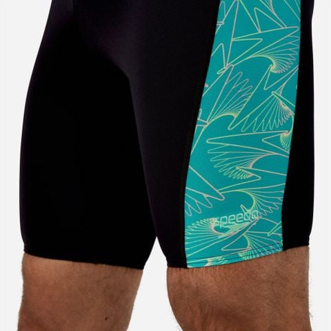 Speedo - Quần bơi nam HyperBoom Panel Jammer Blue Green - 4