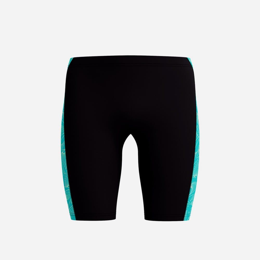 Speedo - Quần bơi nam HyperBoom Panel Jammer Blue Green