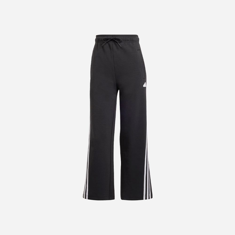 adidas - Quần dài thời trang Nữ Women's Adidas Future Icons 3-Stripes Open Hem Pants - Black