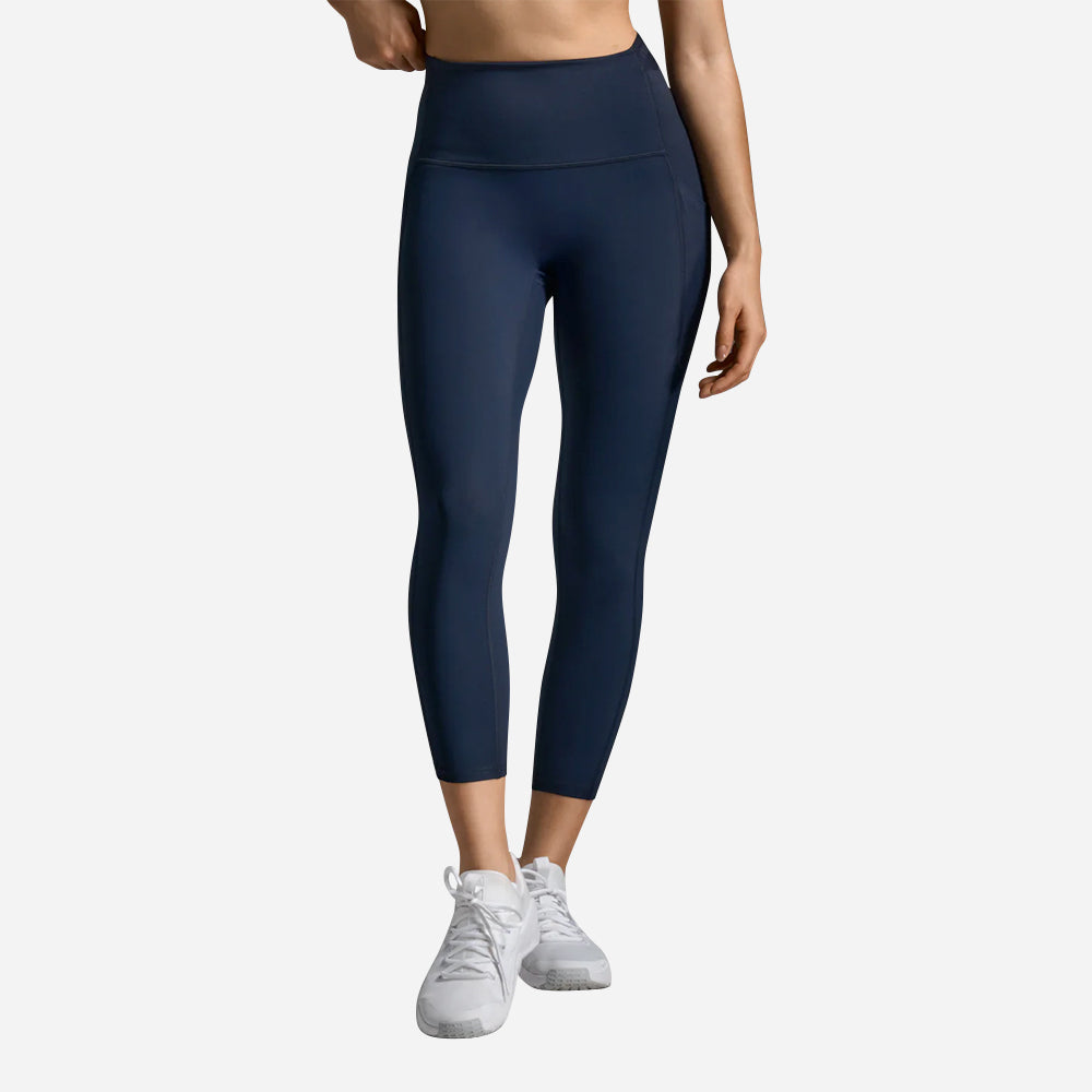 2Xu - Quần dài ống bó chạy bộ nữ Form Stash High-Rise Comp 7/8 Running (Midnight Navy)