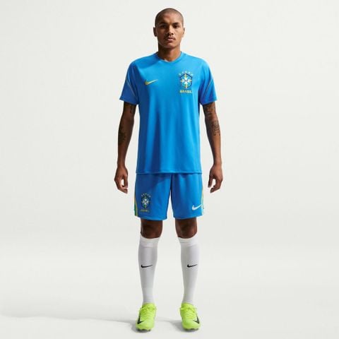 Nike - Quần Ngắn Thể Thao Nam Brazil 2026 Stadium Home Dri-FIT Football Replica Shorts