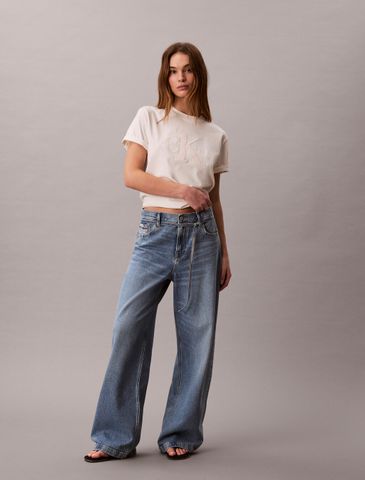 Calvin Klein - Quần Jeans Dài Nữ Low Rise Baggy Jeans