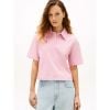 Tommy Hilfiger - Áo Thun Có Cổ Nữ Cotton Lycra Relaxed Short Sleeve Polo