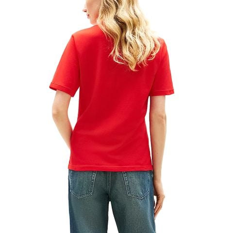 Tommy Hilfiger - Áo Thun Có Cổ Nữ 1985 Regular Pique Polo Short Sleeve