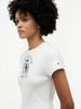 Tommy Hilfiger - Áo Thun Tay Ngắn Nữ Washed Crest Slim T-Shirt