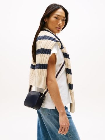 Tommy Hilfiger - Túi đeo chéo nữ Logo Webbing Strap Camera Bag