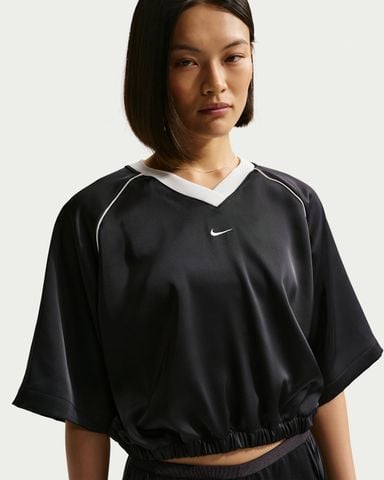 Nike - Áo Tay Ngắn Thể Thao Nữ Women's Oversized Satin Top