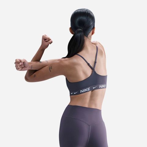 Nike - Áo ngực thể thao hỗ trợ nhẹ Nữ Women's Indy Light-Support Sport Bra - Purple - 4