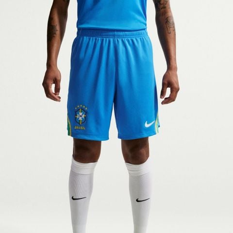 Nike - Quần Ngắn Thể Thao Nam Brazil 2026 Stadium Home Dri-FIT Football Replica Shorts
